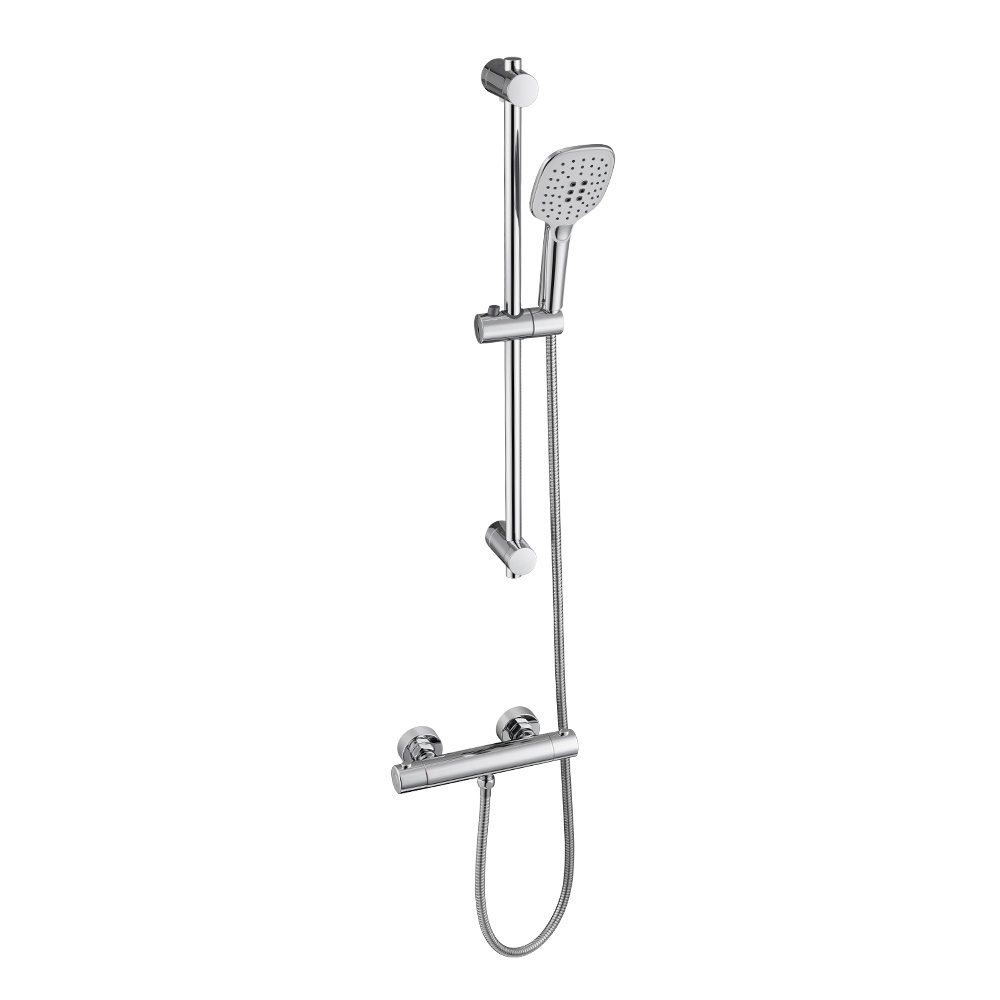 Chrom-Thermostat-Duschstangen-Kit