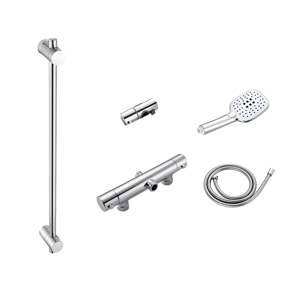 Chrom-Thermostat-Duschstangen-Kit - Image 4